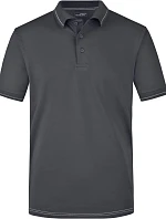Daiber JN 569 Pánské žerzejové elastické polo 02.0569 graphite/white