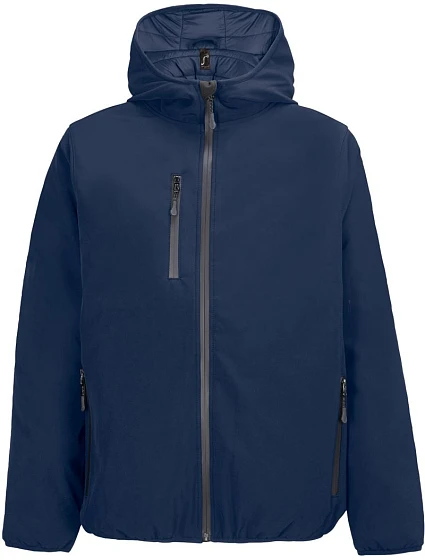 SOL'S Falcon Padded Men Pánská 3-vrstvá zimní softshellová bunda 25.4449 abyss blue SOL'S Falcon Padded Men Pánská 3-vrstvá zimní softshellová bunda 25.4449 abyss blue