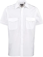 Premier PR 212 Pilotní košile s krátkým rukávem 39.0212 white
