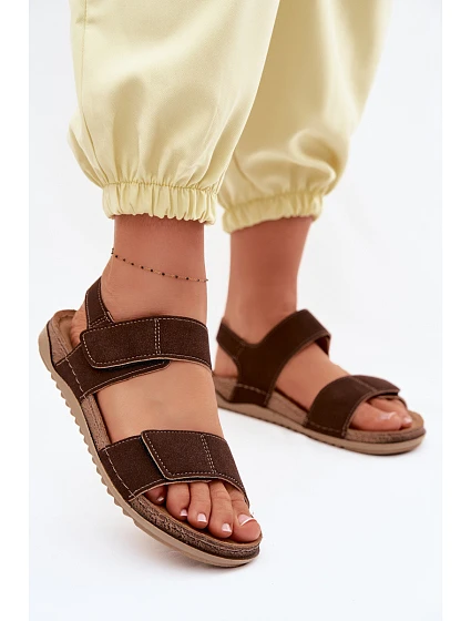 Dámské sandály Inblu AA000070 Hnědé