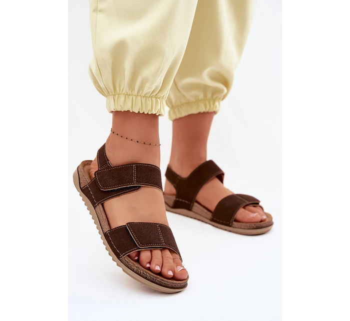 Dámské sandály Inblu AA000070 Hnědé
