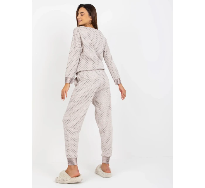 Pyžamo BR PI 9114 světle béžové