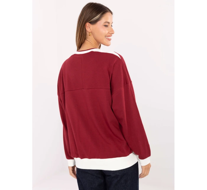 Bluzka RV BZ model 21406728 bordowy - FPrice