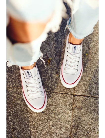 Dámké klasické tenisky Big Star - bílé Dámké klasické tenisky Big Star - bílé