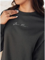 Dámská mikina v grafitové barvě model 21975379 - Dstreet