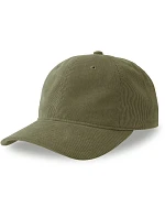 Atlantis Headwear Creep-S 6 panelová manšestrová kšiltovka 33.0227 olive Atlantis Headwear Creep-S 6 panelová manšestrová kšiltovka 33.0227 olive
