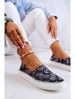 Dámské tenisky nazouvací Memory Foam Big Star model 21579877 Černá - Big Star Shoes