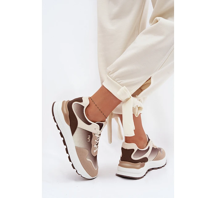 Dámské tenisky na platformě Hnědé model 22099924 - Boto Dámské tenisky na platformě Hnědé model 22099924 - Boto