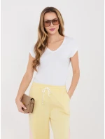 Spodnie dresowe IT DR 22168.66 jasny żółty