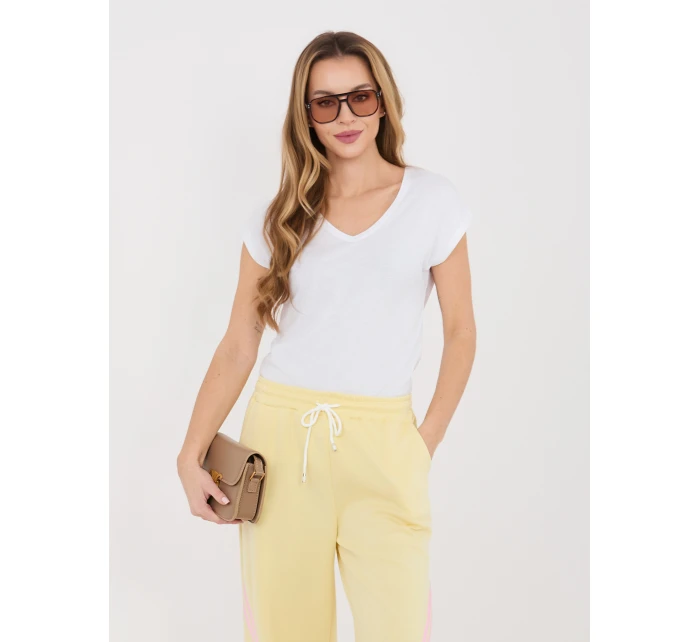 Spodnie dresowe IT DR 22168.66 jasny żółty