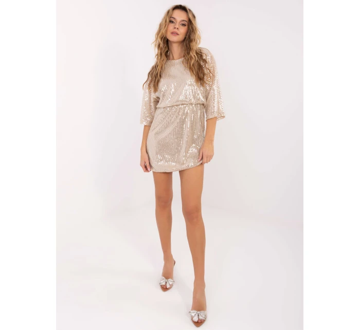 Sukienka MI SK model 21757292 beżowy - FPrice