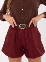 Szorty MI SN model 21480303 bordowy - FPrice Szorty MI SN model 21480303 bordowy - FPrice