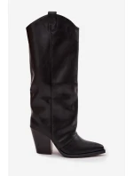 Kozačky na podpatku  model 219856 Step in style