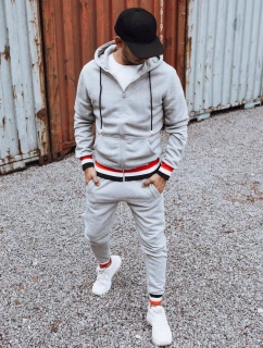 Pánské světle šedé tepláky Dstreet model 21971513 - FashionStreet