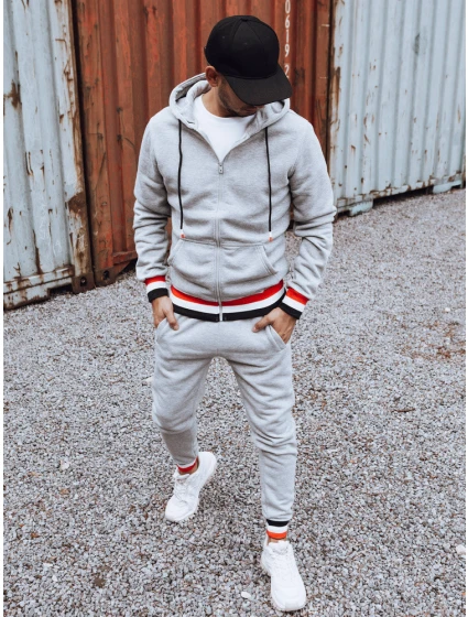 Pánské světle šedé tepláky Dstreet model 21971513 - FashionStreet