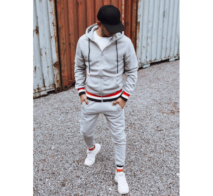 Pánské světle šedé tepláky Dstreet model 21971513 - FashionStreet