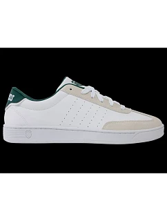 Tenisky K-swiss COURT BALBOA WHITE/CLOUD DANCER/POSY GREEN-M (04735-168-M)