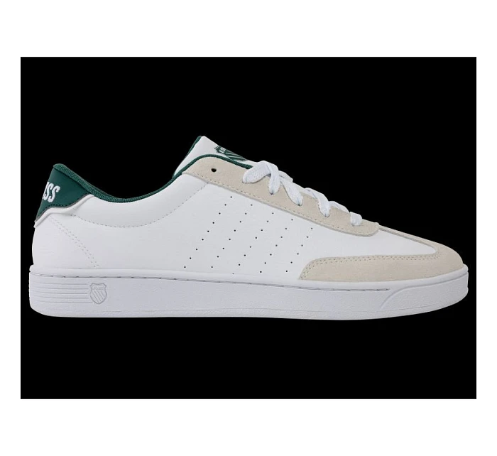 Tenisky K-swiss COURT BALBOA WHITE/CLOUD DANCER/POSY GREEN-M (04735-168-M)