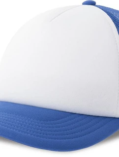 Atlantis Headwear Kid Rapper-S 5 panelová Trucker kšiltovka 33.0295 white/royal