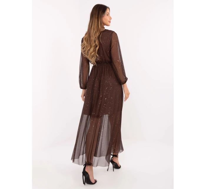 Šaty IT SK 21808.01 hnědá Šaty IT SK 21808.01 hnědá