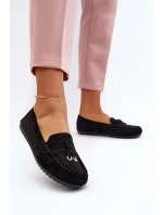 Dámské semišové klasické mokasíny černá Ontala Dámské semišové klasické mokasíny černá Ontala
