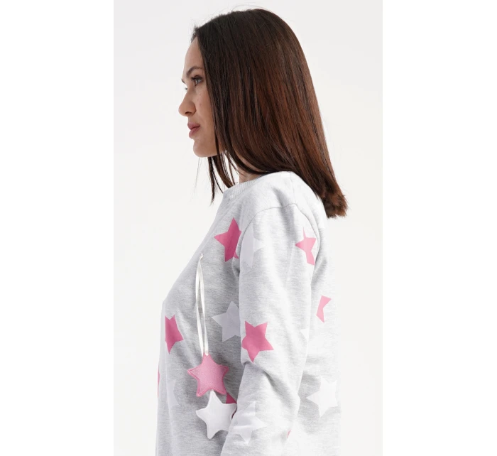 Dámské domácí šaty s dlouhým rukávem model 21417125 - Vienetta