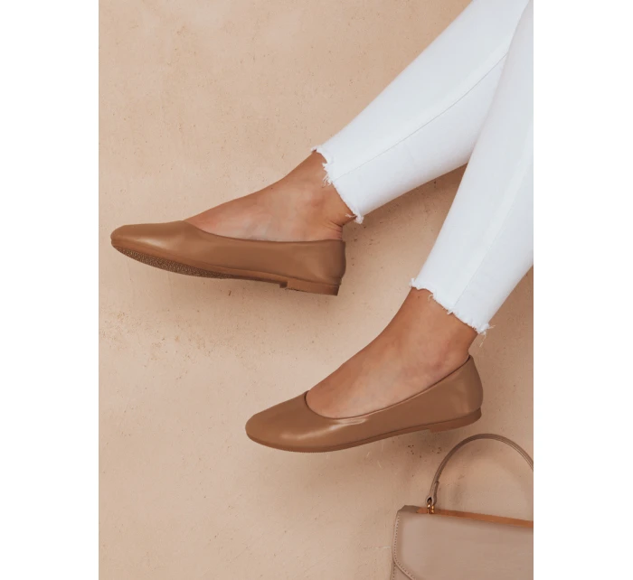 Dámské baleríny FRLINE khaki FashionStreet ZY0669