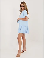 Bavlněné letní šaty modré model 22206237 - Factory Price