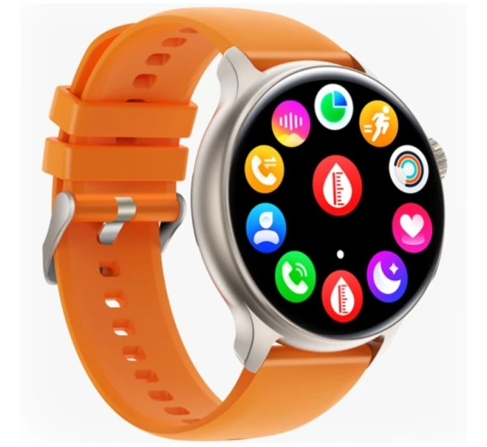 RUBICON RNCF12 Titan/Orange Pánské chytré hodinky SMARUB245 RUBICON RNCF12 Titan/Orange Pánské chytré hodinky SMARUB245