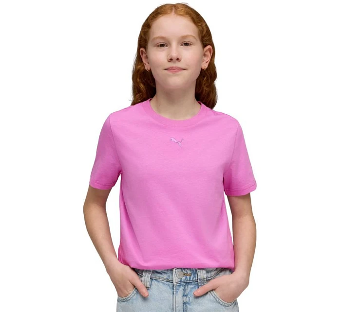 Puma ESS Centered Cat Logo Tee pink 692972 74 dětské tričko Puma ESS Centered Cat Logo Tee pink 692972 74 dětské tričko
