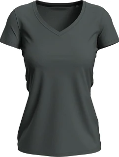 Vneck Women Dámské tričko s výstřihem do V slate grey model 22478413 - Stedman