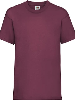 Kids Valueweight T Dětské tričko model 22424155 burgundy - Fruit of the Loom