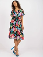 Šaty DHJ SK 13162.92 černá a červená