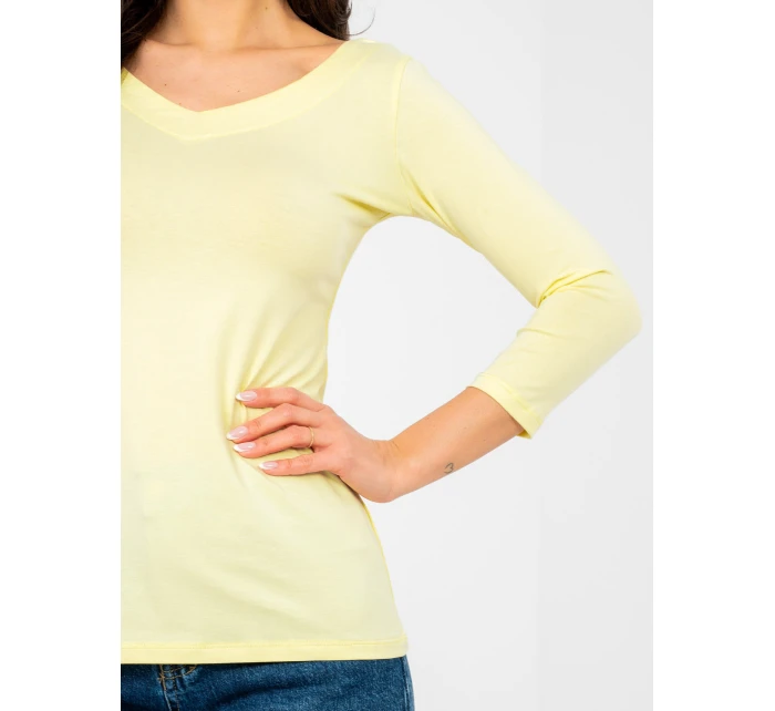 Bluzka RV BZ model 22011396 jasny żółty - FPrice