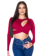 Sexy Crop Top mit Cut-Outs