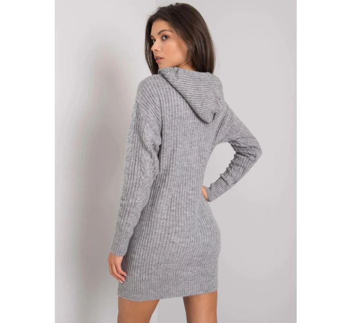 Dámské šaty s kapucí 7099 - RUE PARIS