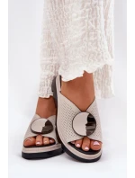 Pantofle model 211673 Step in style Pantofle model 211673 Step in style