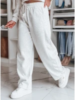 Dámské široké tepláky DRESMOOD PREMIUM světle šedé FashionStreet UY2685 Dámské široké tepláky DRESMOOD PREMIUM světle šedé FashionStreet UY2685