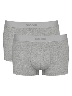 Pánské boxerky men EVER Ease Hipster 2P - UNKNOWN - šedé M034 - SLOGGI