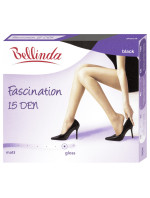 Lesklé punčochové kalhoty FASCINATION 15 DEN - BELLINDA - černá