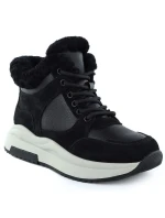 Dámské kožené kozačky na platformě černé Filippo DBT7240 Dámské kožené kozačky na platformě černé Filippo DBT7240