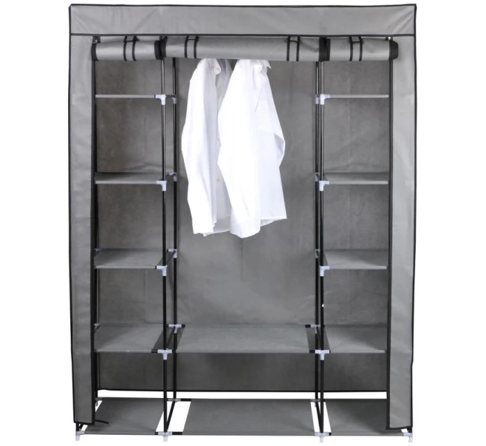 TEXTILNÍ ZAHRADA 175x133x43 cm tmavě šedá 28873