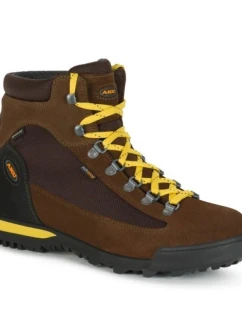 dámská trekingová sportovní obuv model 21940853 GTX kožené kotníkové boty hnědé dámské - Aku