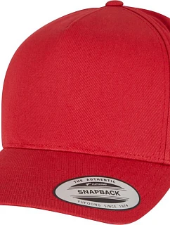 Flexfit 7707 5 panelová Snapback kšiltovka 55.7707 mars red