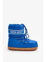 Dámské modré boty do sněhu se zavazováním Soia Dámské modré boty do sněhu se zavazováním Soia