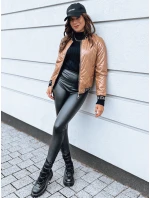 Dámská prošívaná bunda BASEBALL béžová FashionStreet TY2561