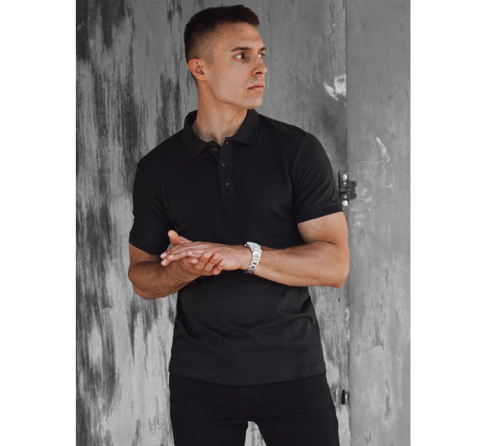 Pánské polo tričko černé Dstreet model 21977441 - FashionStreet