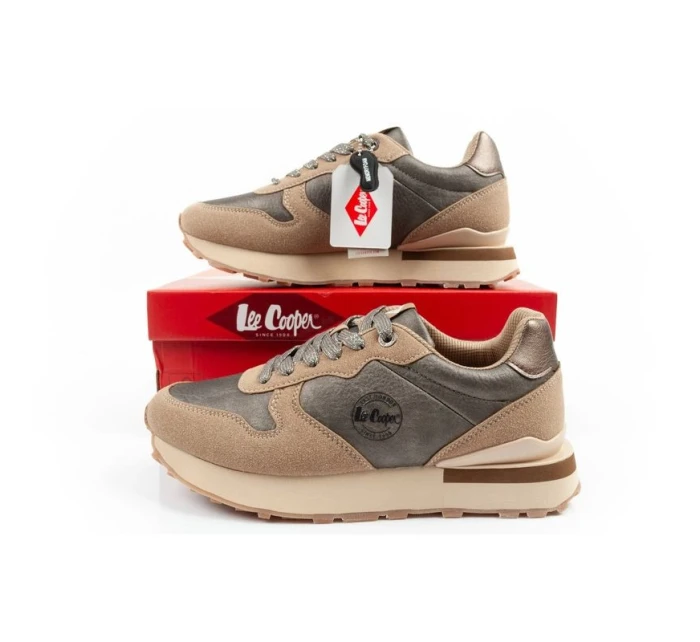 Lee Cooper sportovní boty tenisky dámské módní pohodlné odolné béžové šedé dámské Lee Cooper sportovní boty tenisky dámské módní pohodlné odolné béžové šedé dámské