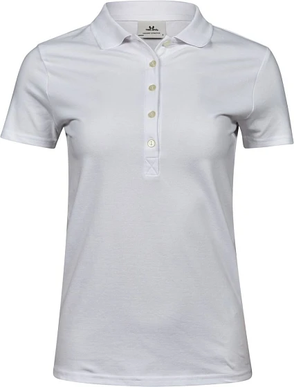 Tee Jays TJ 145 Dámské luxusní těžké strečové piqué polo 18.0145 white