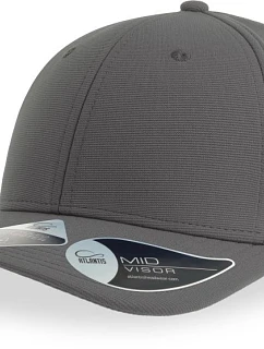 Atlantis Headwear Sand 6 panelová baseballová kšiltovka "Sand" 33.0200 dark grey